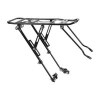 FESTFENDS Portabicicletas Trasero de Aleación de Aluminio Ligero y Ajustable para Bicicleta, Soporte Resistente y Fácil de Instalar para Accesorios Ciclismo y Alforjas Traseras