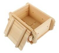 FESTFENDS Prensa y Cocina Casera Uso Sencillo Diseño Sólido para Adecuado para Hacer Tofu Casera de Madera Color Beige Molde de Tofu Práctico