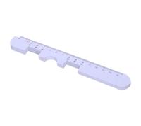 FESTFENDS Regla Medidora de Distancia Pupilar para Optometristas, 10 Unidades, Material Plástico Blanco con Marcas Claras, Portátil para Ajuste Preciso de Gafas en Ópticas