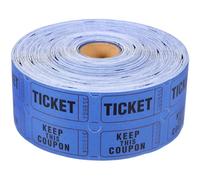 FESTFENDS Rollo Uso de Rifa Perforados de de Papel Azules Boletos Fácil para en Rifas Escolares y Exclusivos