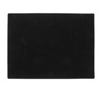 FESTFENDS Tapete de Mesa para cubitera | 40 x 30 x 1 cm | Alfombrilla de Drenaje para cubitera | Tapete de Secado de plástico para encimera, Accesorio para Bar de Fiesta, Negro