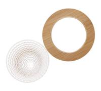 FESTFENDS Taza de Filtro de Café Accesorio Práctico para Preparar Café de Madera Herramienta Reutilizable para Uso Doméstico para Alojamientos y Áreas de Descanso