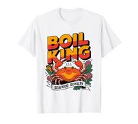 Festín De Cangrejos Mariscos Verano Rey del Maestro Cangrejo Camiseta