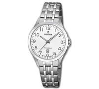 Festina Análogo Reloj de Mujer F20468/1 Titan Pulsera Clásico Plata UF20468/1