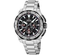 Festina Chrono Bike 2025 (45,5 Mm) Esfera Negra / Pulsera De Acero F20724/7