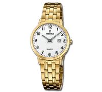Festina Elegante Reloj de Mujer F20514/1 Acero Pulsera Clásico Oro UF20514/1