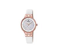 Festina F20406/1 - Reloj analógico de Cuarzo para Mujer con Correa de Piel, Plata, Pulsera