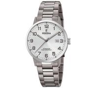 Festina F20435/1 Clasico Titanio Reloj Unisex 40mm 10ATM
