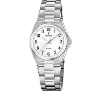 Festina Reloj mujer analógico F20553/1 – Acero 316L plateado, cuarzo, cristal mineral, 5 ATM