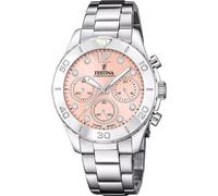 Festina F20603/7 Reloj Mujer Cuarzo Crono Acero Brazalete Tamaño 39 mm
