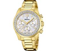 Festina F20609/1 Reloj Mujer Crono Acero Dorado Tamaño 38 mm