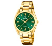 Festina F20640/B Reloj Analógico Cuarzo Para Mujer Color Oro/Verde
