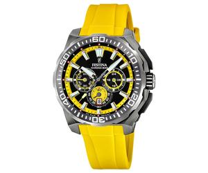 Festina F20725/1 Hombres Cronómetro Bicicleta Reloj con Correa de Goma