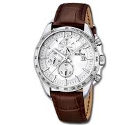 Festina Hombre Reloj F16760/1 Cronógrafo Cuero de Pulsera Deporte Braun UF16760