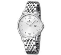 Festina Mujeres-Hombres Reloj F16748/2 Pulsera Acero Clásico Plata UF16748/2