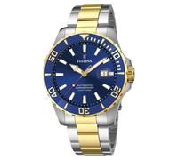 Festina Reloj Automático De Buceo (44 Mm), Esfera Azul / Brazalete De F20532/1