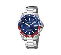 Festina Reloj Automático Hombre de Acero Inoxidable 316l Plateado Reloj Analógico Hombre - Calendario - Cristal Zafiro de Alta Resistencia - Resistente al Agua 20 ATM F20531/5