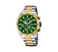 Festina Reloj Chrono Sport F20562/3 Acero Bicolor | Reloj de cuarzo, calendario, cristal mineral de alta resistencia, sumergible 10 ATM, F20562/3, Chrono Sport