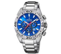 Festina Reloj Cronógrafo Bike F20543/2 de Pulsera Acero Inox Plata UF20543/2