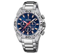 Festina Reloj Cronógrafo Bike F20543/4 de Pulsera Acero Inox Plata UF20543/4