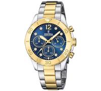 Festina Reloj Cronógrafo De Dos Tonos Para Mujer Con Pulsera Y Juegos F20604/3