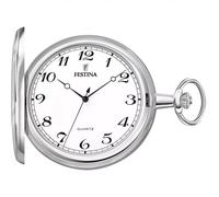 Festina Reloj de bolsillo F2022/1 – Movimiento de cuarzo, acero inoxidable 316L, con cadena