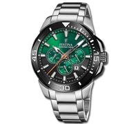 Festina Reloj de Hombre Acero Inoxidable Plata Chrono Bike Armabnduhr UF20641/B