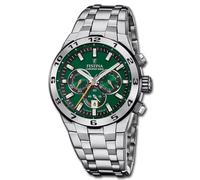 Festina Reloj de Hombre Acero Inoxidable Plata Chrono Bike Pulsera UF20670/2
