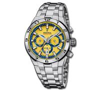 Festina Reloj de Hombre Acero Inoxidable Plata Chrono Bike Pulsera UF20670/4