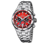 Festina Reloj de Hombre Acero Inoxidable Plata Chrono Bike Pulsera UF20670/5