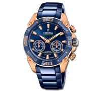 Festina Reloj de Hombre Chrono Bike F20549/1 Pulsera Acero Inox Azul UF20549/1