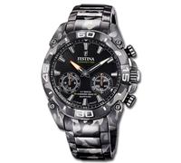 Festina Reloj de Hombre Chrono Bike Pulsera Acero Inox Gris Negro UF20545/1