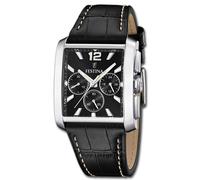 Festina Reloj de Hombre Cuero Negro Timeless Cronógrafo Pulsera Uf20636/4