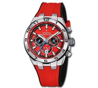Festina Reloj de Hombre Silicona Rojo Negro Chrono Bike Pulsera UF20671/5