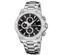 Festina Reloj de Hombre Timeless Cronógrafo Pulsera Acero Inox Plata Uf20704/6