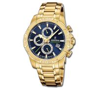 Festina Reloj de Hombre Timeless Cronógrafo Pulsera Acero Oro Uf20705/5