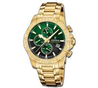 Festina Reloj de Hombre Timeless Cronógrafo Pulsera Acero Oro Uf20705/6