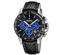 Festina Reloj de Hombre Timeless Cronógrafo Pulsera de Cuero Negro UF20561/6