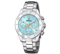 Festina Reloj de Mujer Acero Inoxidable Plata Boyfriend Pulsera UF20603/4