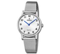Festina Reloj de Mujer Acero Inoxidable Plata Hecho en Suiza Pulsera UF20015/5