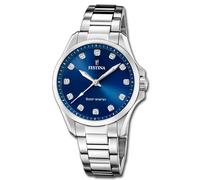 Festina Reloj de Mujer Acero Inoxidable Plata Solar Energía Uf20654/4
