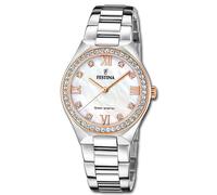 Festina Reloj de Mujer Acero Inoxidable Plata Solar Energía Uf20658/1