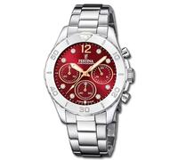 Festina Reloj Mujer F20603/2 Boyfriend Caja de Acero Inoxidable 316l Plateado Correa de Acero Inoxidable 316l Plateado