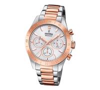 Festina Reloj de Mujer F20398/1 Pulsera Acero Boyfriend Plata Rosado UF20398/1