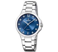 Reloj FESTINA para Mujer F20582/3 Mademoiselle Caja de Acero Inoxidable 316l Gris Plata Correa de Acero Inoxidable 316l Gris Plata