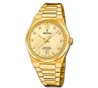 Festina Reloj de Mujer Hecho en Suiza Pulsera Acero Inoxidable Oro Uf20058/2