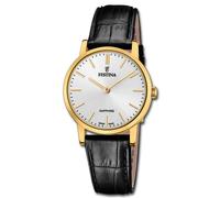 Festina Reloj de Mujer Hecho en Suiza Pulsera de Cuero Negro Uf20017/1