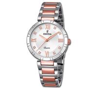 Festina Reloj de Mujer Reloj Pulsera Acero Inoxidable Plata Rosado Uf16937/D