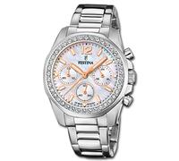 Festina Reloj de Pulsera Mujer Boyfriend Acero Inoxidable Plata UF20606/1
