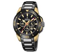 Festina Reloj Hombre Acero Negro festina Chrono Bike Reloj de Pulsera Uf20644/1